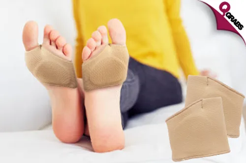 From QR25 Relax your Feet with a Pair of Foot Sole Cushions with Soft Bio-Gel! (Up to QR78 Value)
